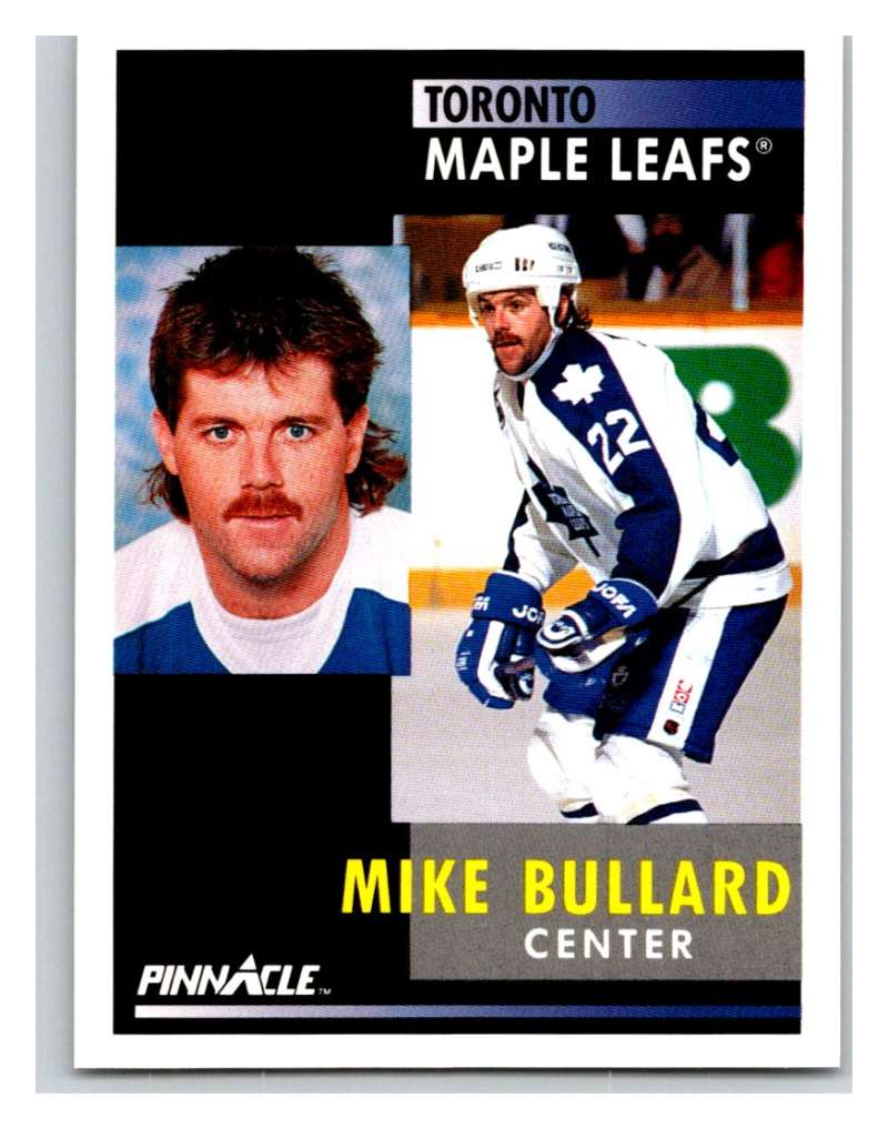 1991-92 Pinnacle #69 Mike Bullard Maple Leafs Image 1