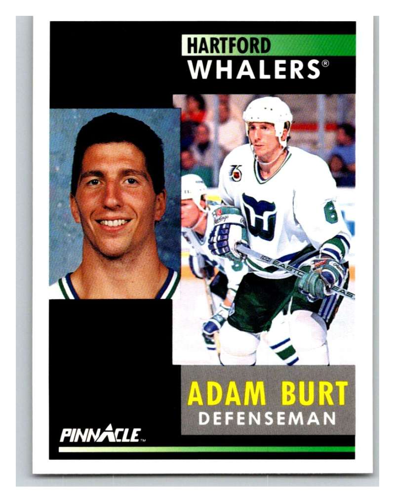 1991-92 Pinnacle #77 Adam Burt Whalers Image 1