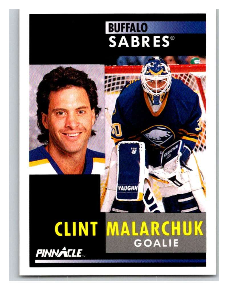 1991-92 Pinnacle #103 Clint Malarchuk Sabres Image 1
