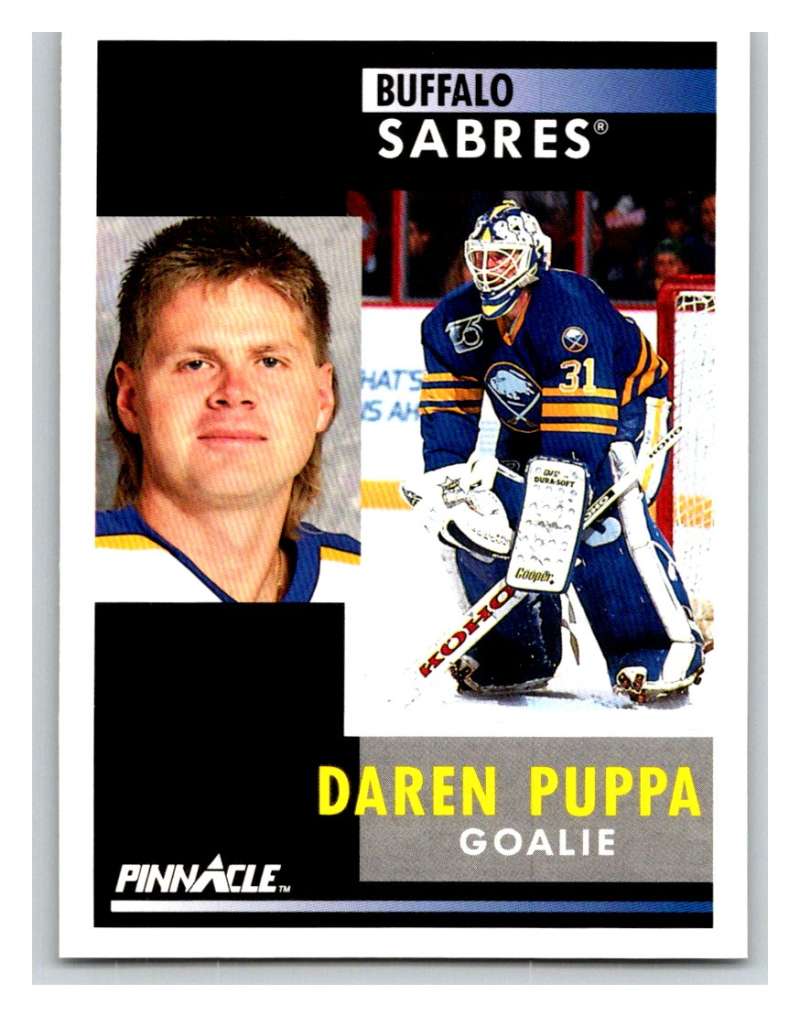 1991-92 Pinnacle #137 Daren Puppa Sabres Image 1