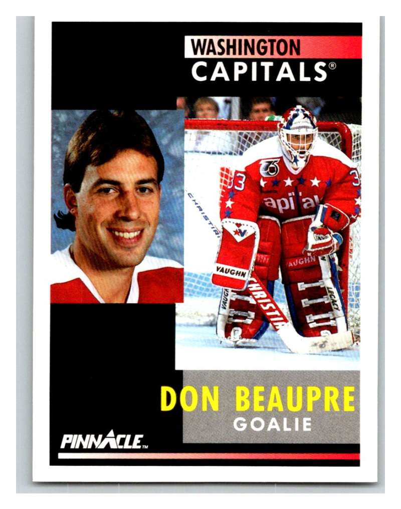 1991-92 Pinnacle #148 Don Beaupre Capitals Image 1