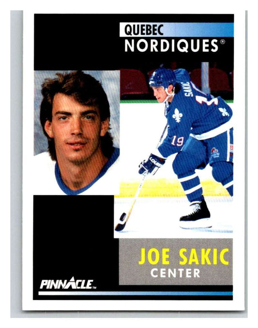 1991-92 Pinnacle #150 Joe Sakic Nordiques