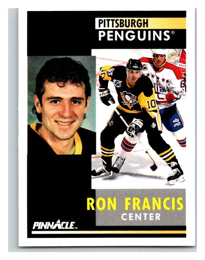 1991-92 Pinnacle #167 Ron Francis Penguins Image 1