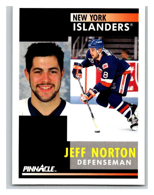 1991-92 Pinnacle #172 Jeff Norton NY Islanders