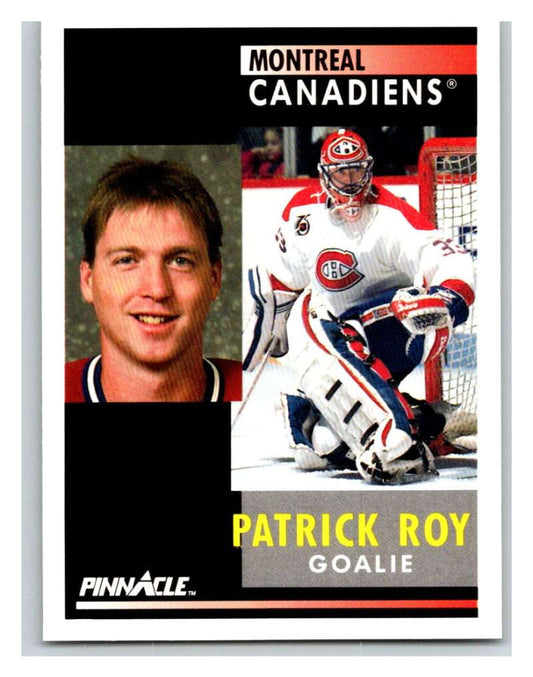 1991-92 Pinnacle #175 Patrick Roy Canadiens