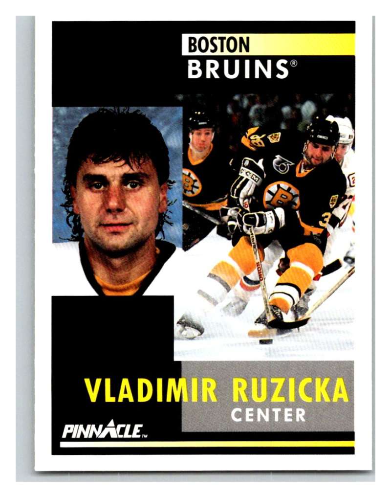 1991-92 Pinnacle #181 Vladimir Ruzicka Bruins Image 1