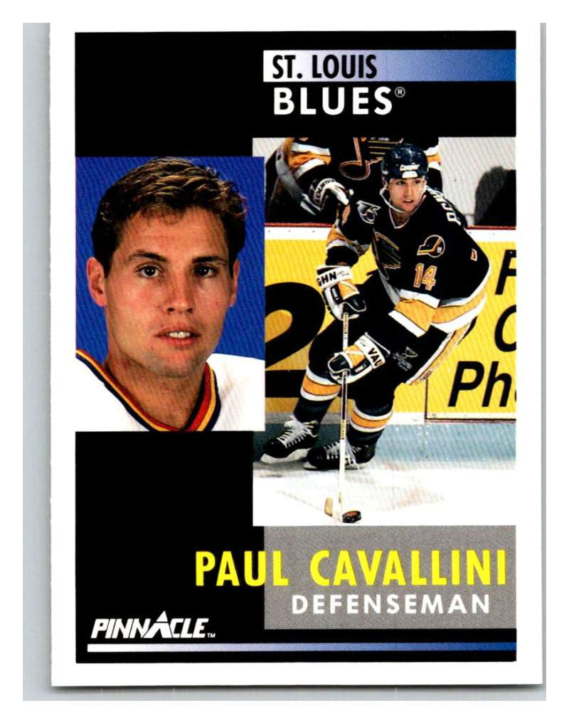 1991-92 Pinnacle #182 Paul Cavallini Blues