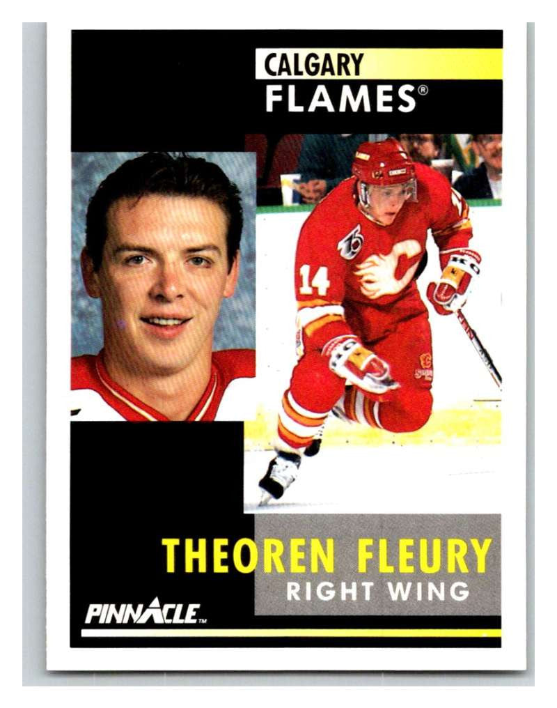 1991-92 Pinnacle #190 Theo Fleury Flames