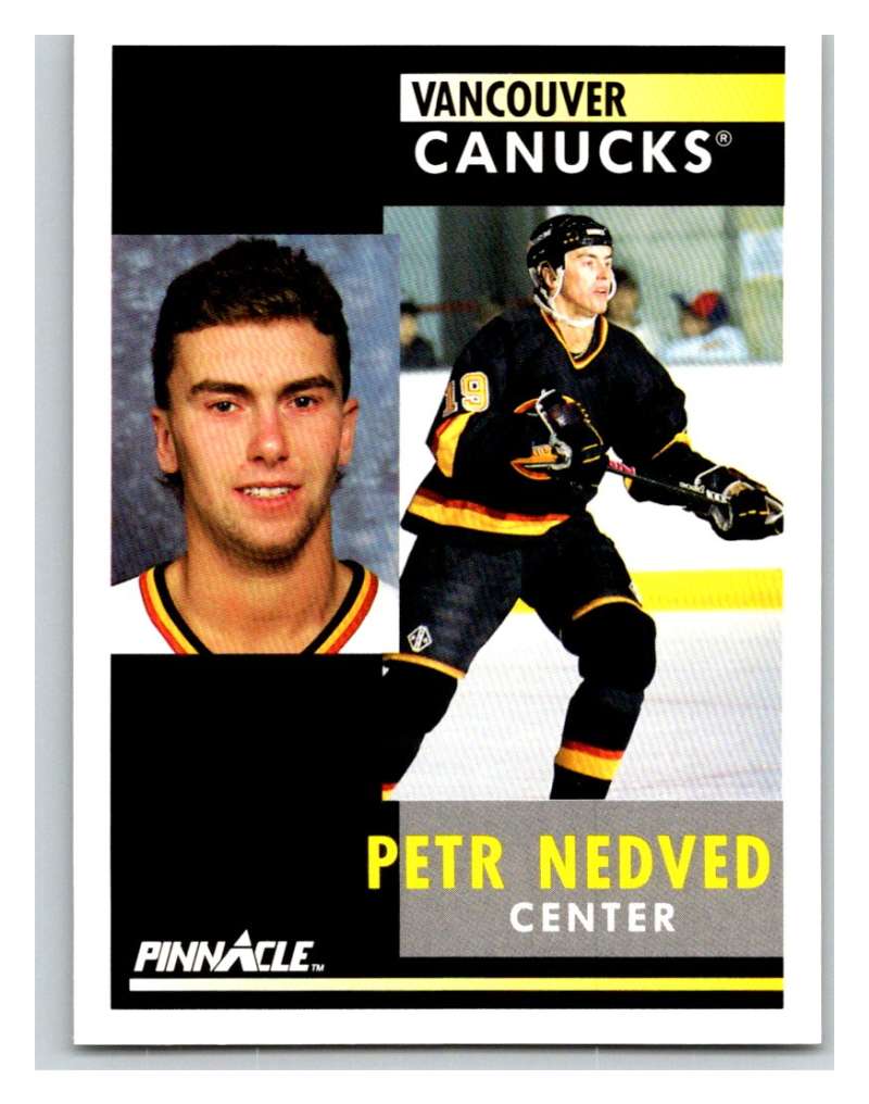 1991-92 Pinnacle #192 Petr Nedved Canucks Image 1