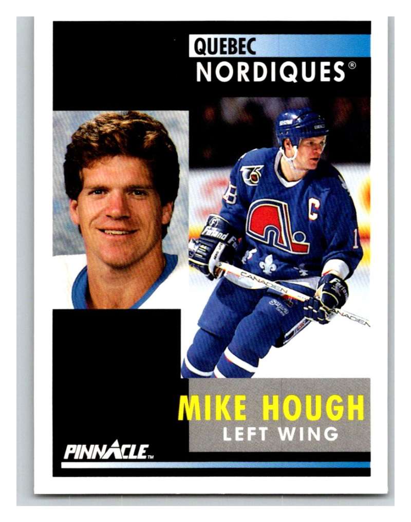 1991-92 Pinnacle #194 Mike Hough Nordiques Image 1