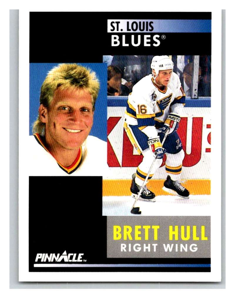 1991-92 Pinnacle #200 Brett Hull Blues Image 1