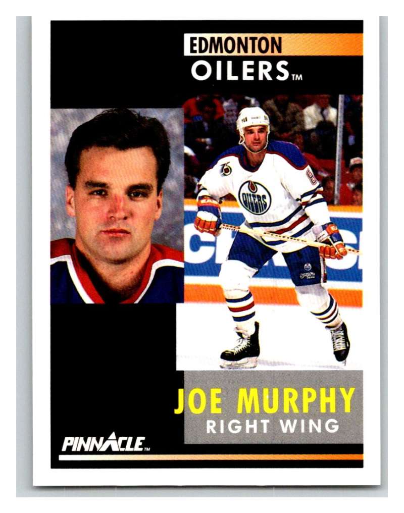 1991-92 Pinnacle #206 Joe Murphy Oilers Image 1