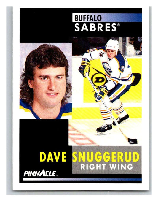 1991-92 Pinnacle #223 Dave Snuggerud Sabres