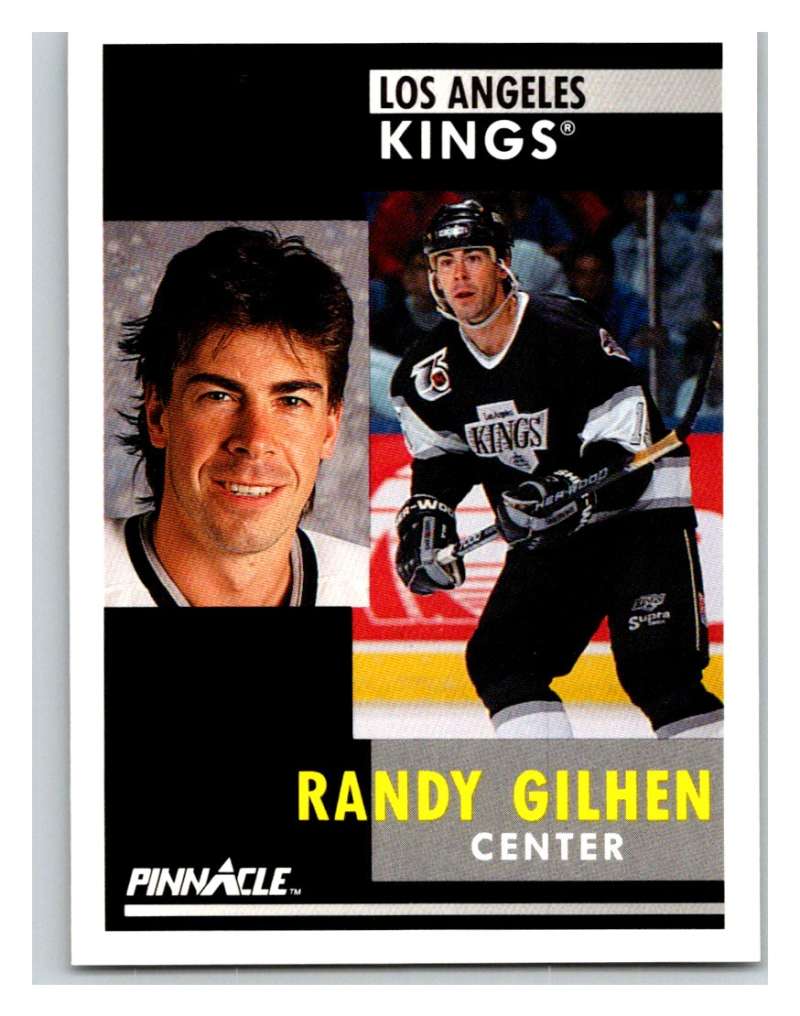 1991-92 Pinnacle #238 Randy Gilhen Kings Image 1