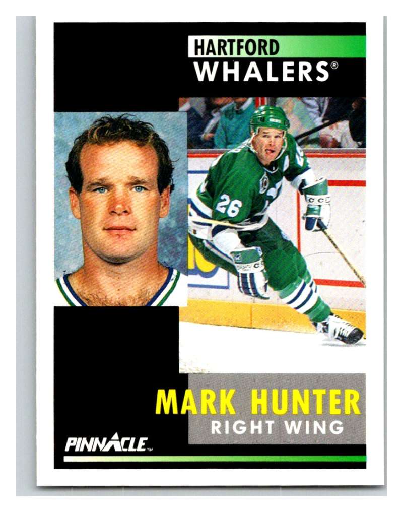 1991-92 Pinnacle #253 Mark Hunter Whalers Image 1