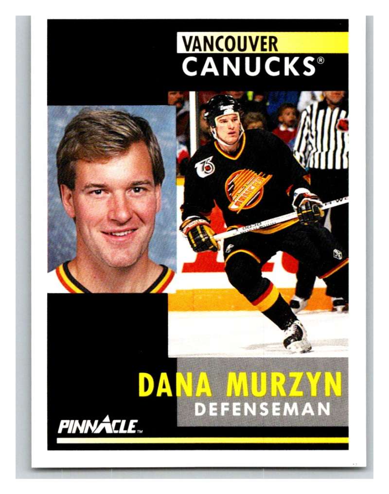 1991-92 Pinnacle #260 Dana Murzyn Canucks Image 1