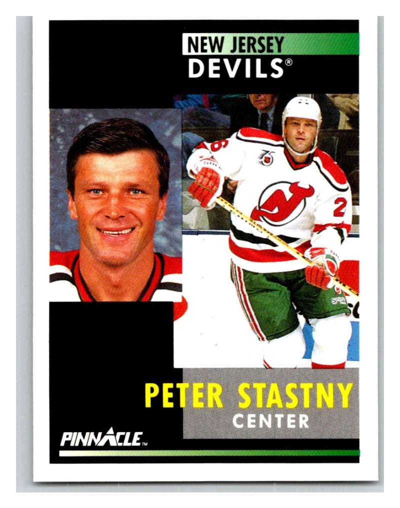 1991-92 Pinnacle #266 Peter Stastny NJ Devils Image 1