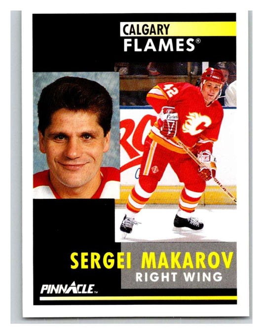 1991-92 Pinnacle #271 Sergei Makarov Flames