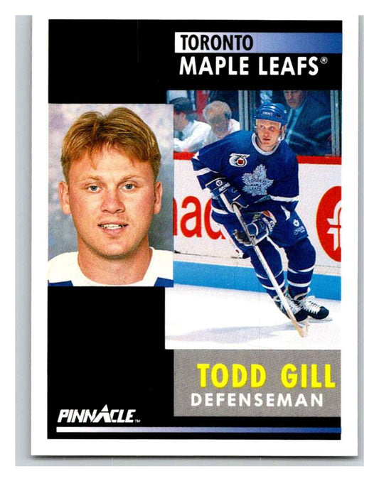 1991-92 Pinnacle #278 Todd Gill Maple Leafs