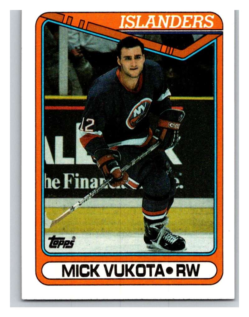1990-91 Topps #10 Mick Vukota Mint Image 1