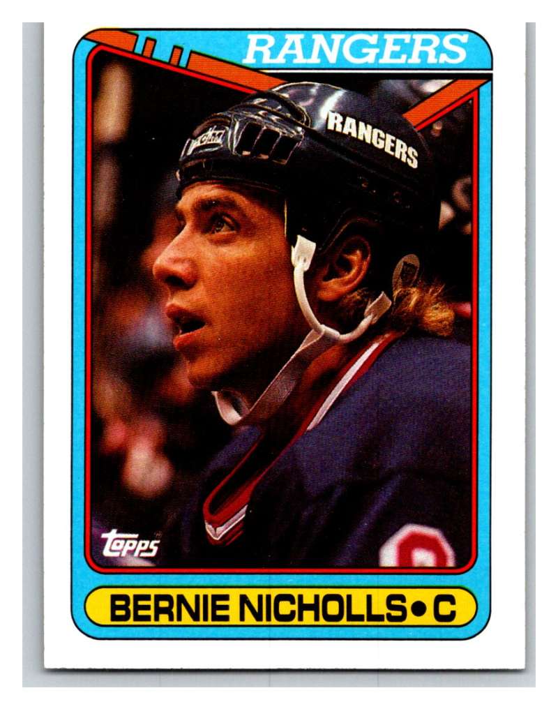 1990-91 Topps #13 Bernie Nicholls Mint Image 1