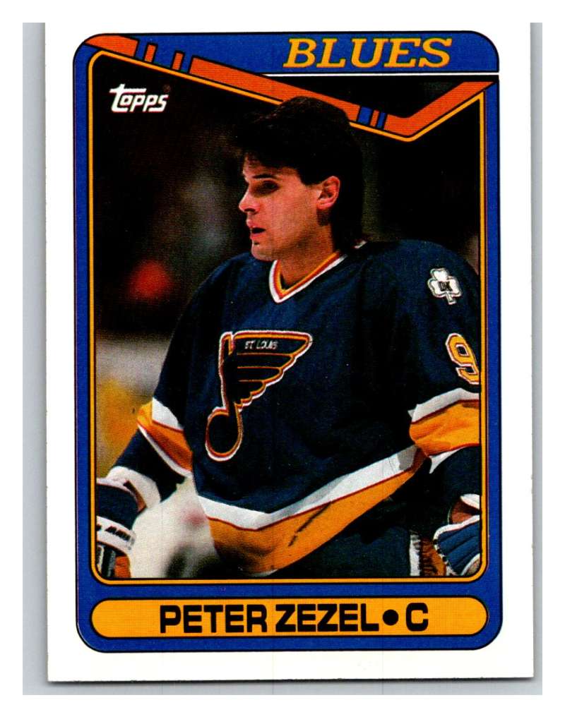1990-91 Topps #15 Peter Zezel Mint Image 1