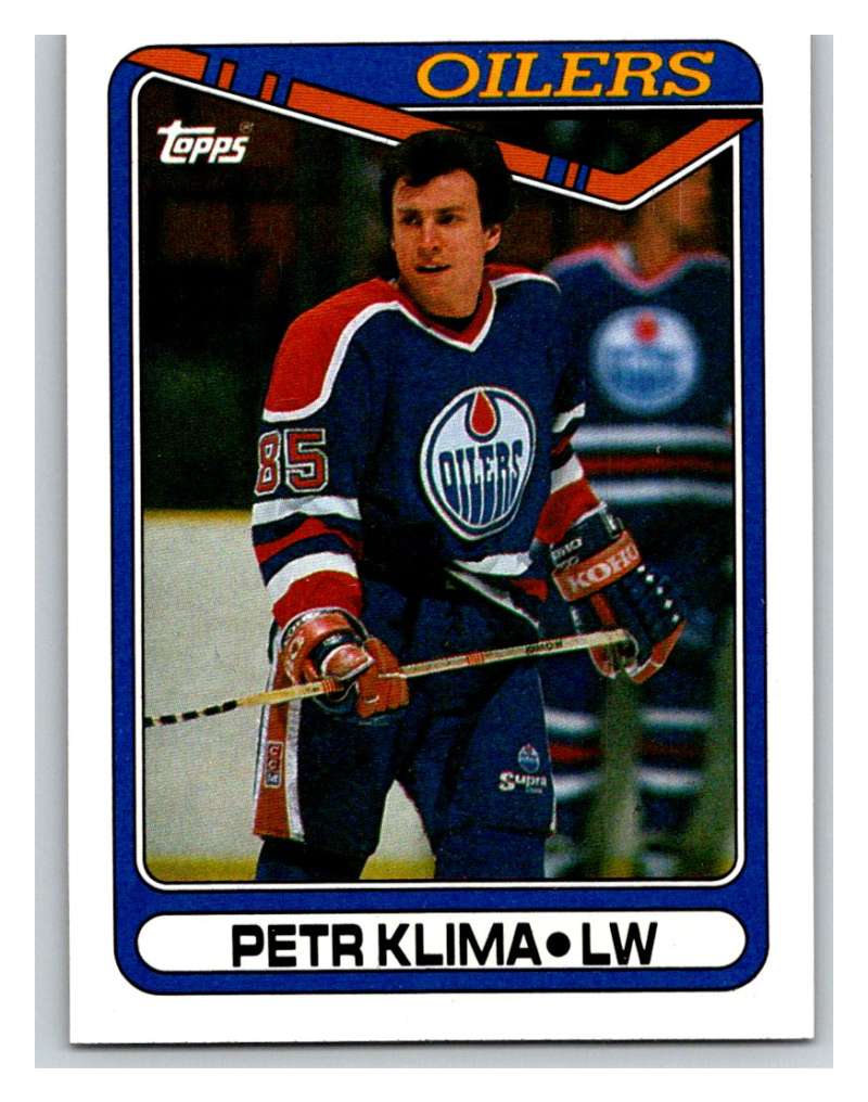 1990-91 Topps #85 Petr Klima Mint Image 1