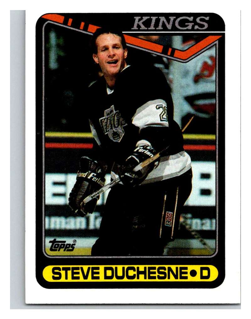1990-91 Topps #86 Steve Duchesne Mint Image 1