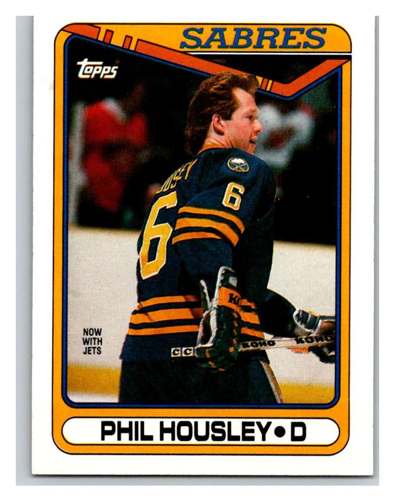 1990-91 Topps #89 Phil Housley Mint Image 1