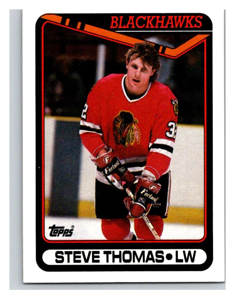 1990-91 Topps #92 Steve Thomas Mint Image 1