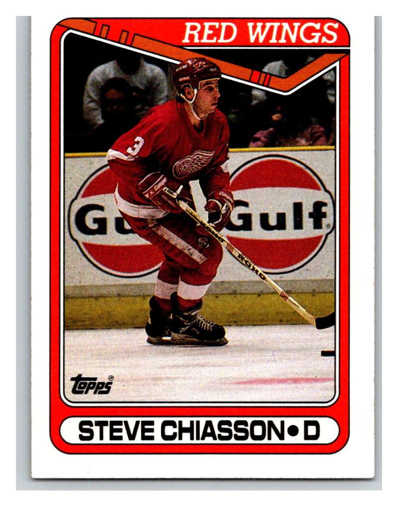 1990-91 Topps #94 Steve Chiasson Mint Image 1