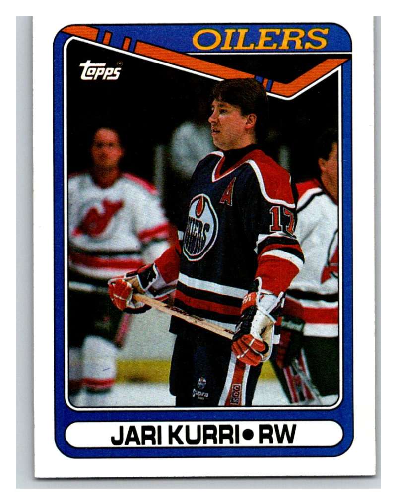 1990-91 Topps #108 Jari Kurri Mint Image 1