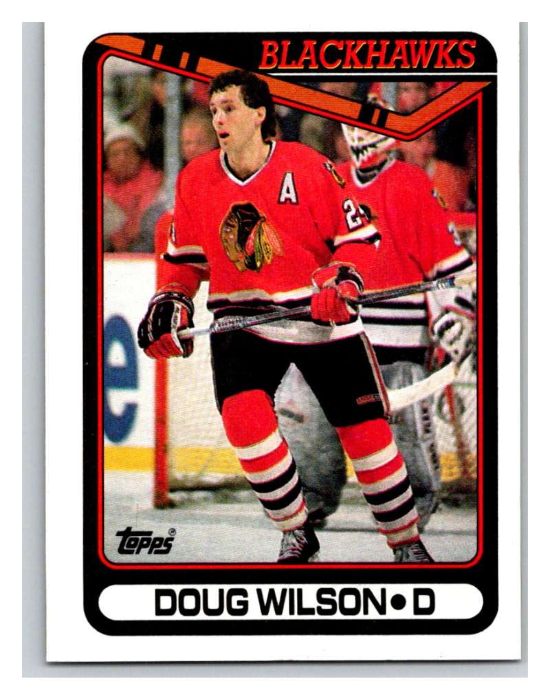 1990-91 Topps #111 Doug Wilson Mint Image 1