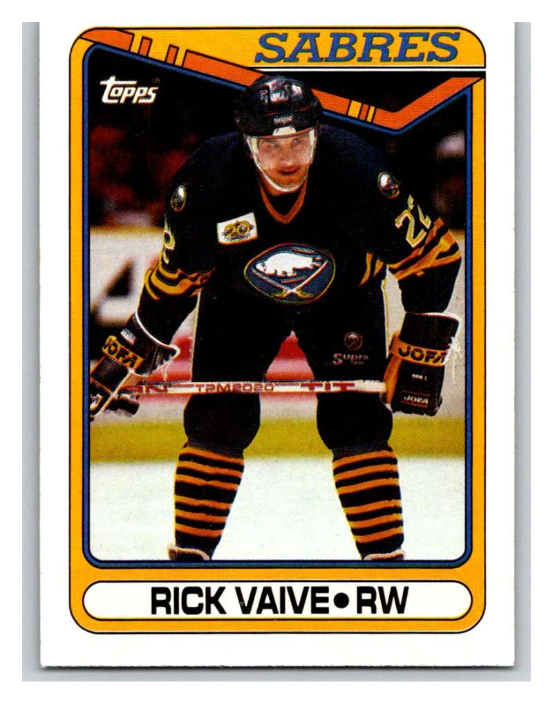 1990-91 Topps #148 Rick Vaive Mint Image 1