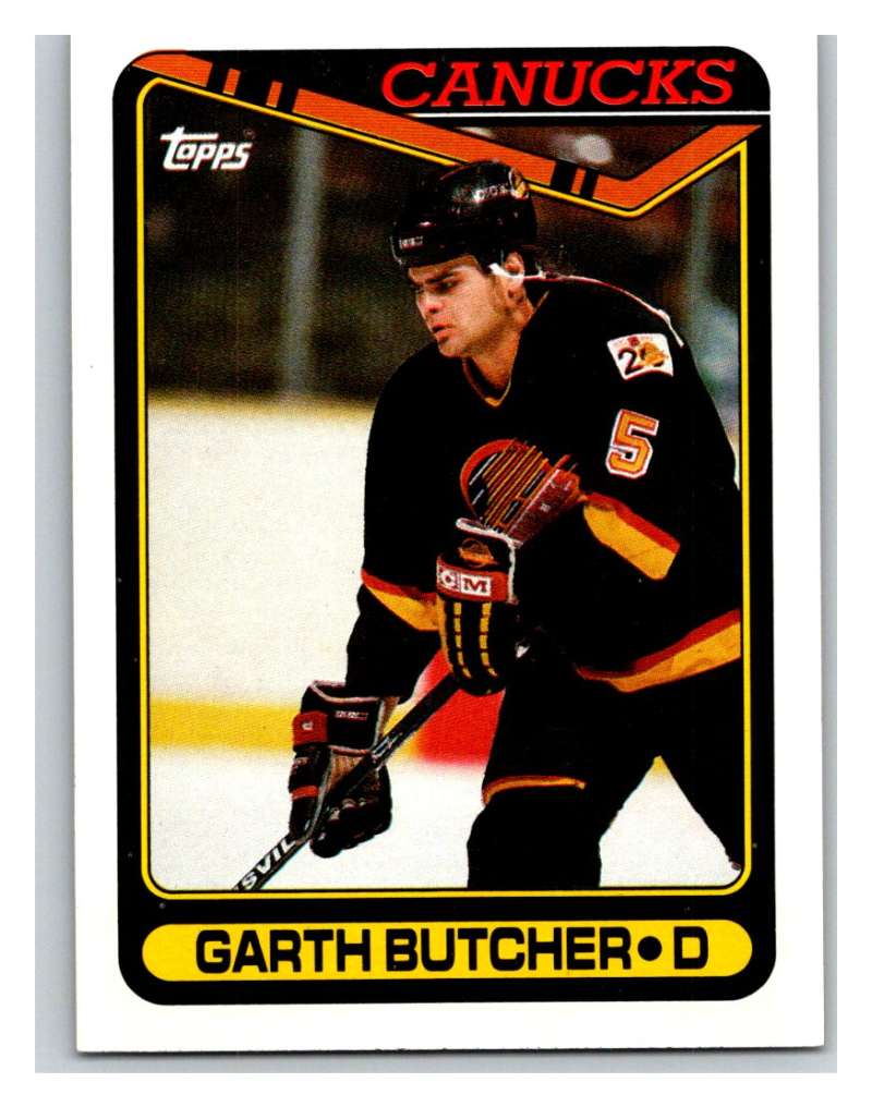 1990-91 Topps #150 Garth Butcher Mint Image 1