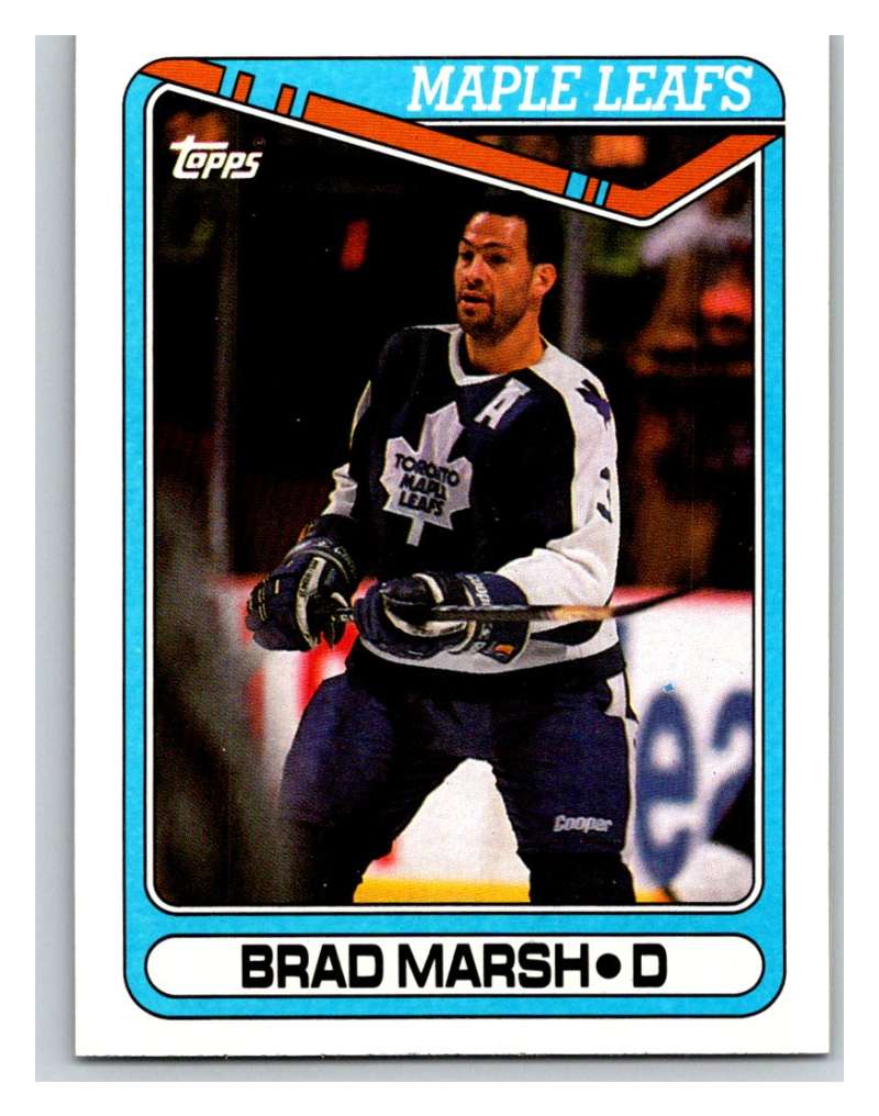 1990-91 Topps #155 Brad Marsh Mint Image 1