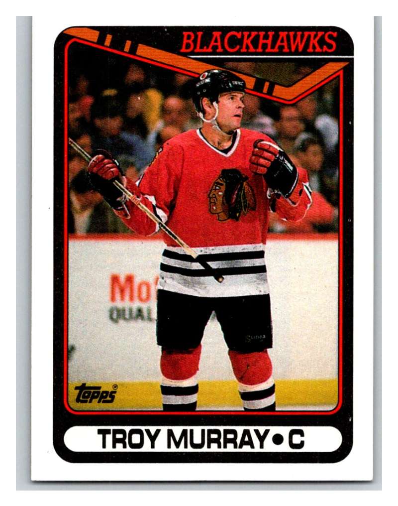 1990-91 Topps #160 Troy Murray Mint Image 1