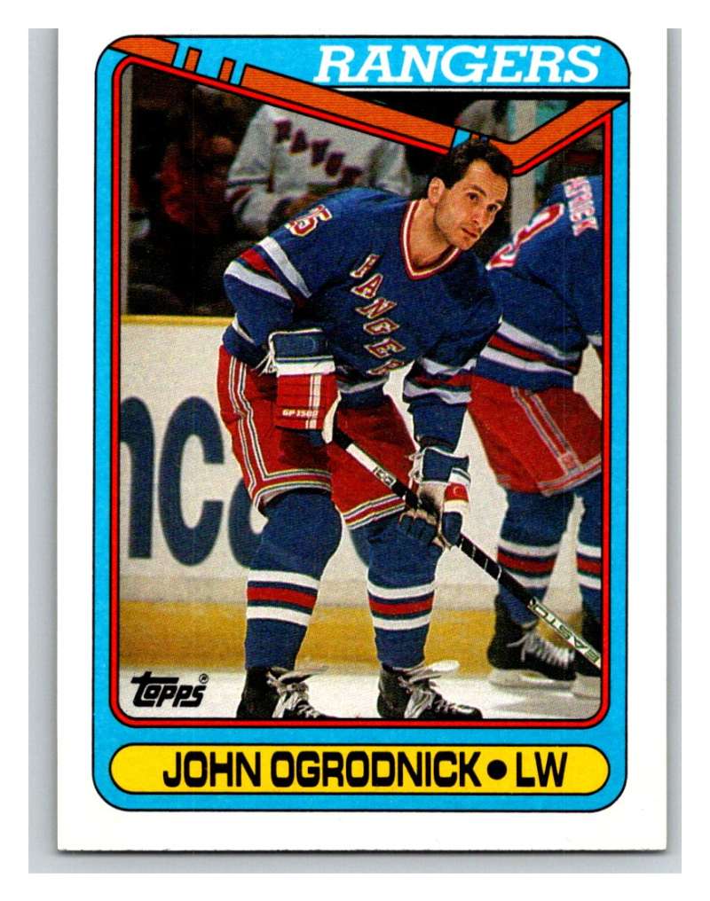 1990-91 Topps #174 John Ogrodnick Mint Image 1