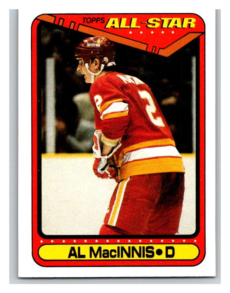 1990-91 Topps #197 Al Macinnis Mint Image 1