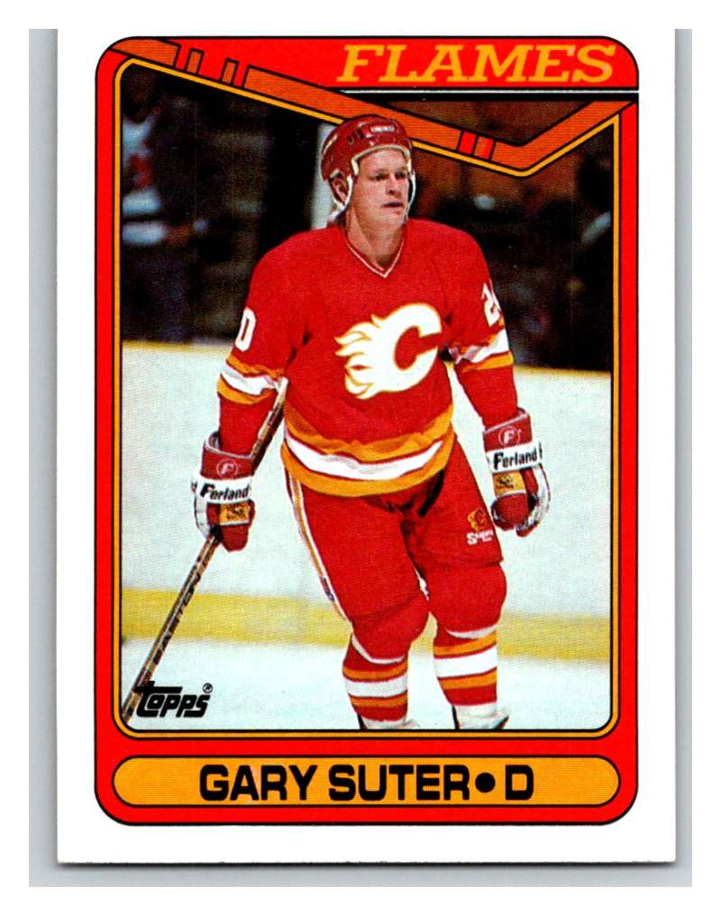 1990-91 Topps #205 Gary Suter Mint Image 1