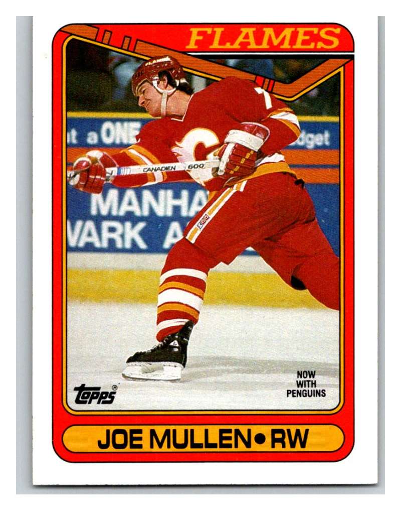 1990-91 Topps #218 Joe Mullen Mint Image 1