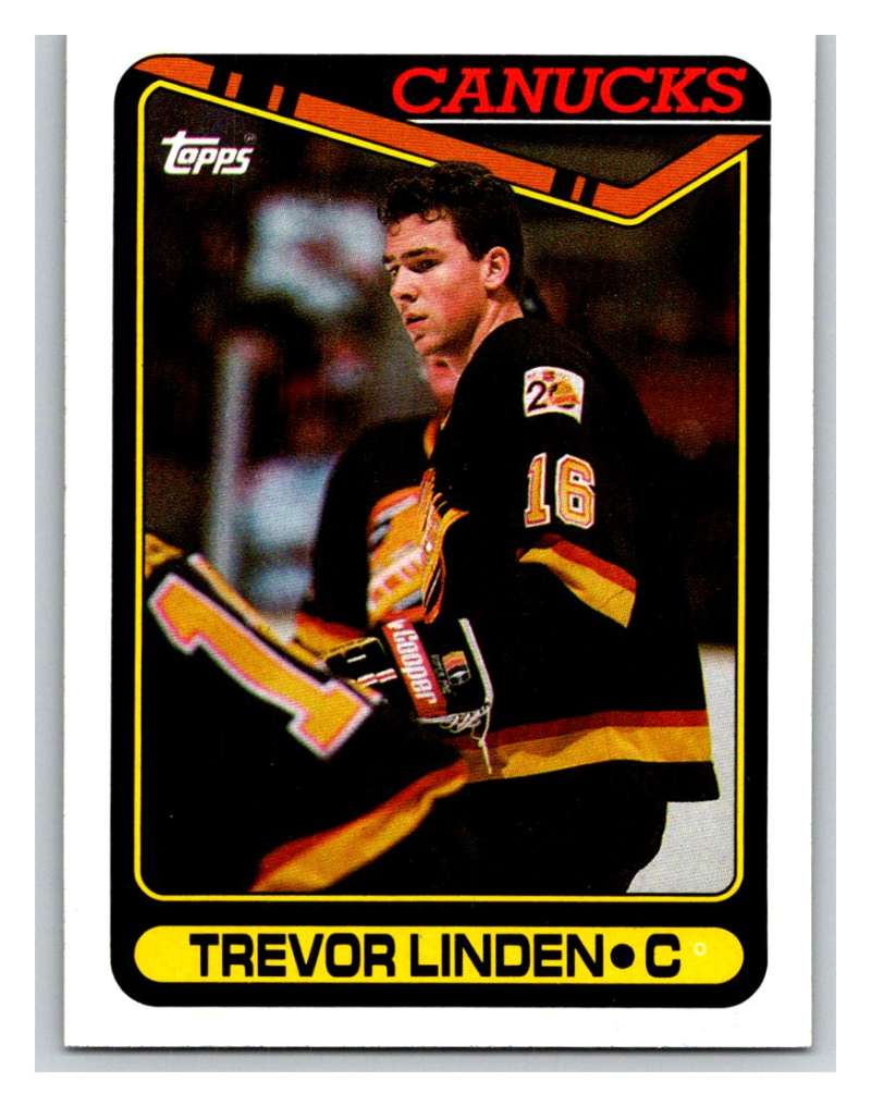 1990-91 Topps #225 Trevor Linden Mint Image 1