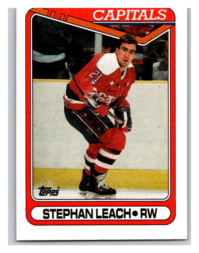 1990-91 Topps #235 Stephen Leach Mint Image 1
