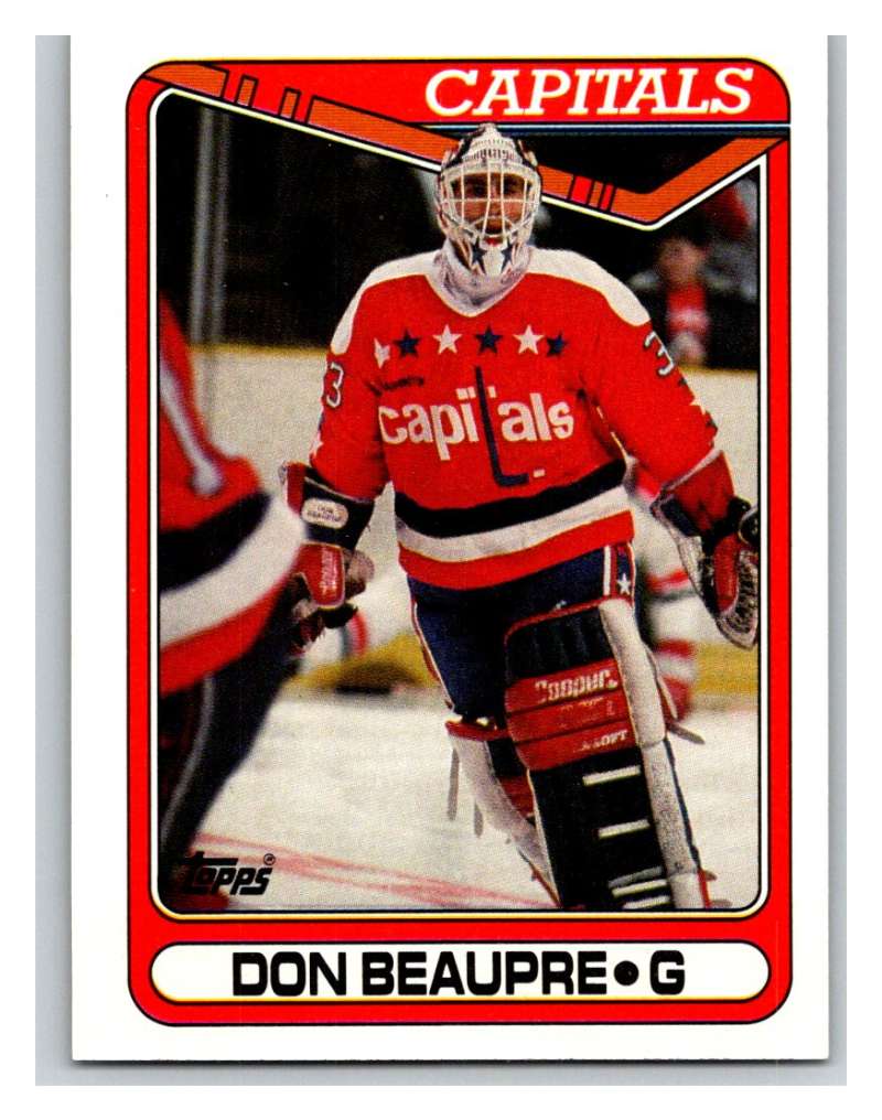 1990-91 Topps #253 Don Beaupre Mint Image 1