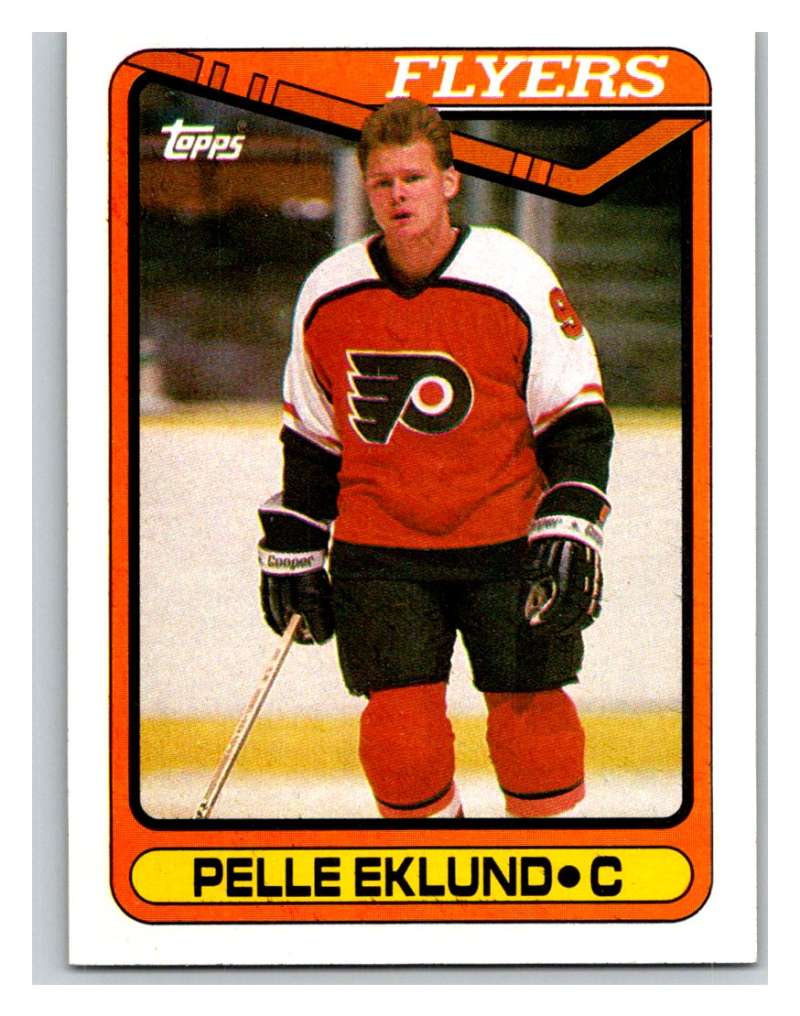 1990-91 Topps #254 Pelle Eklund Mint Image 1