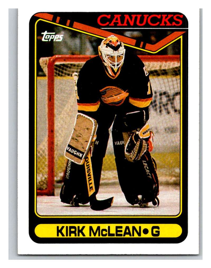 1990-91 Topps #257 Kirk McLean Mint Image 1