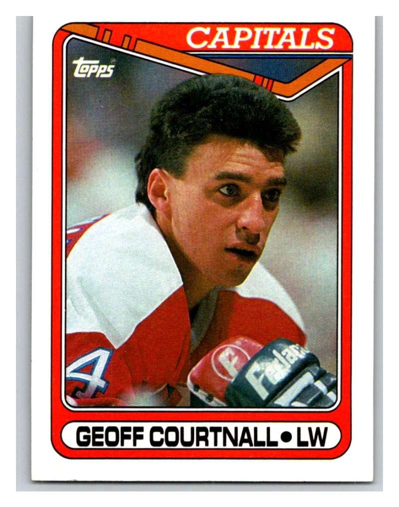 1990-91 Topps #273 Geoff Courtnall Mint Image 1