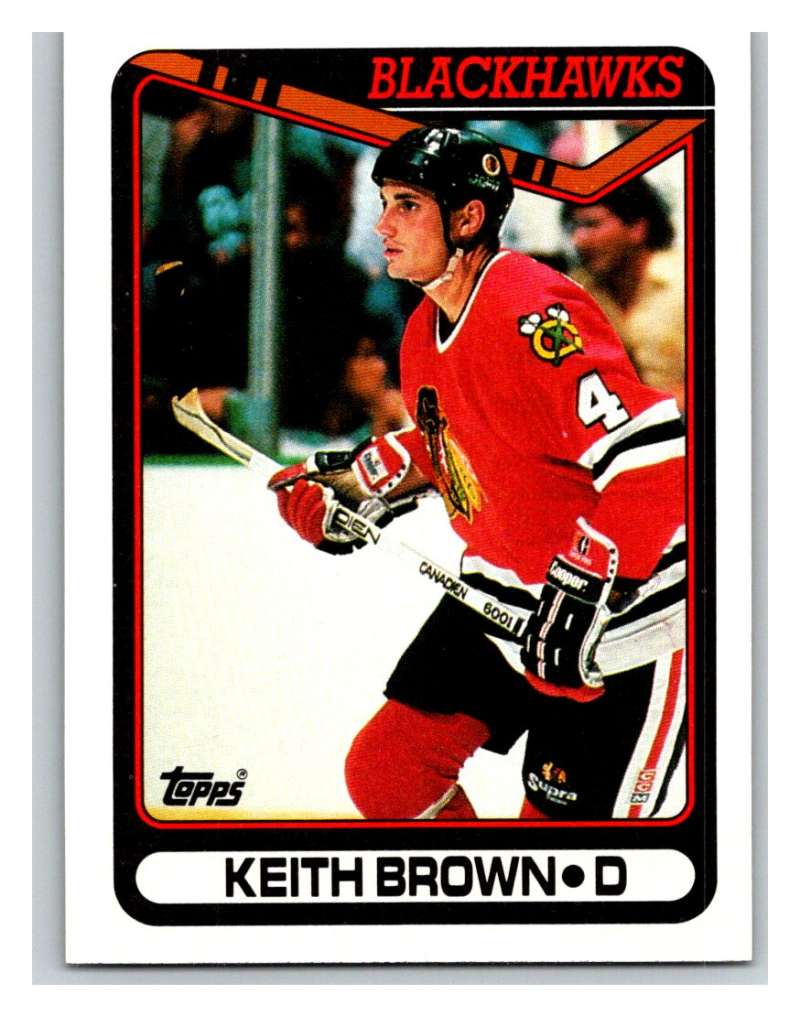 1990-91 Topps #276 Keith Brown Mint Image 1