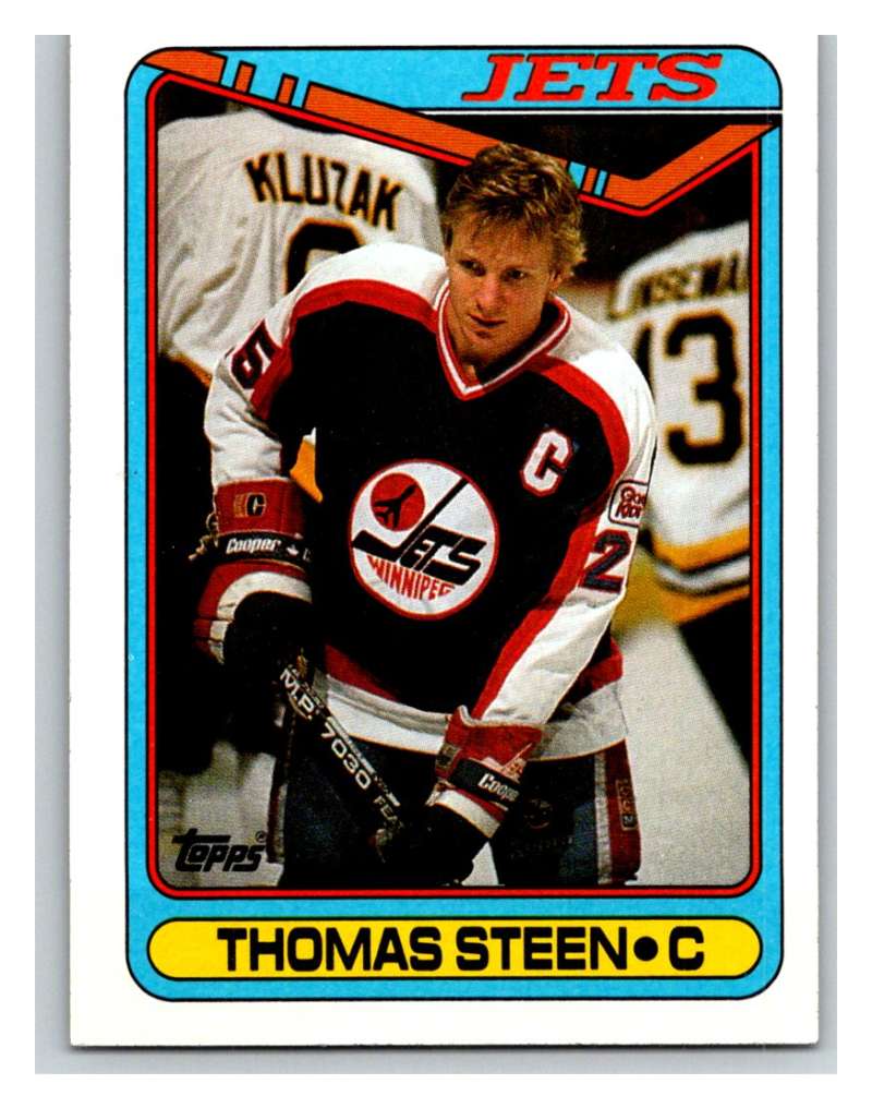 1990-91 Topps #283 Thomas Steen Mint Image 1