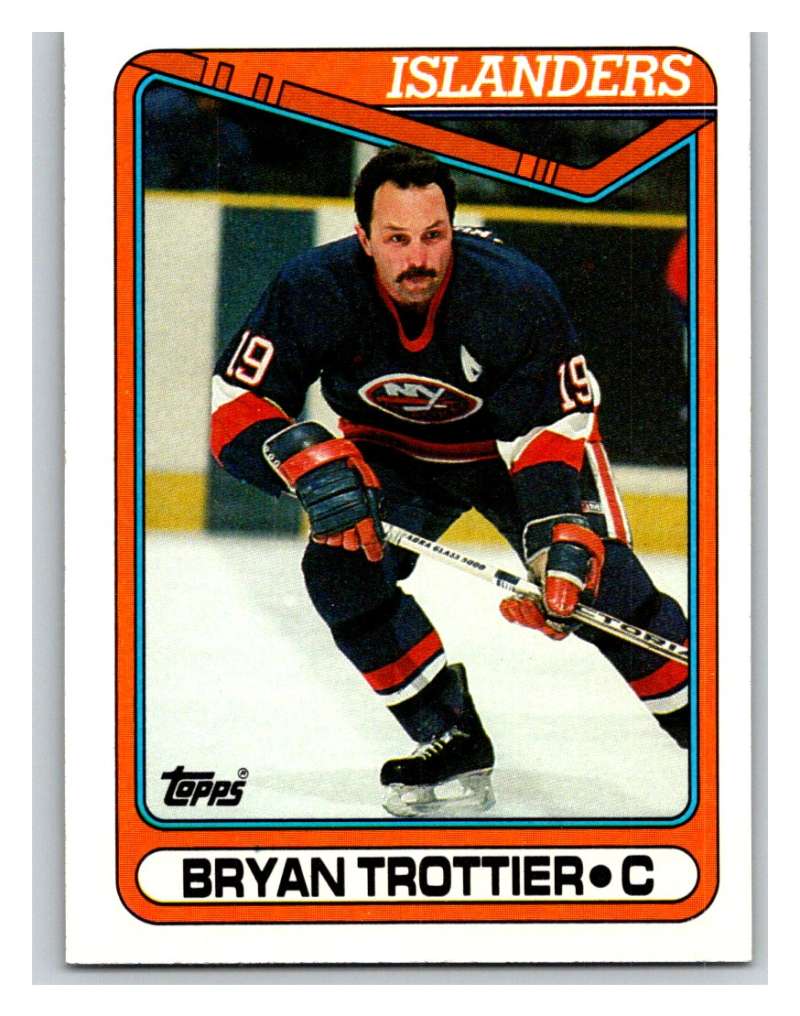 1990-91 Topps #291 Bryan Trottier Mint Image 1